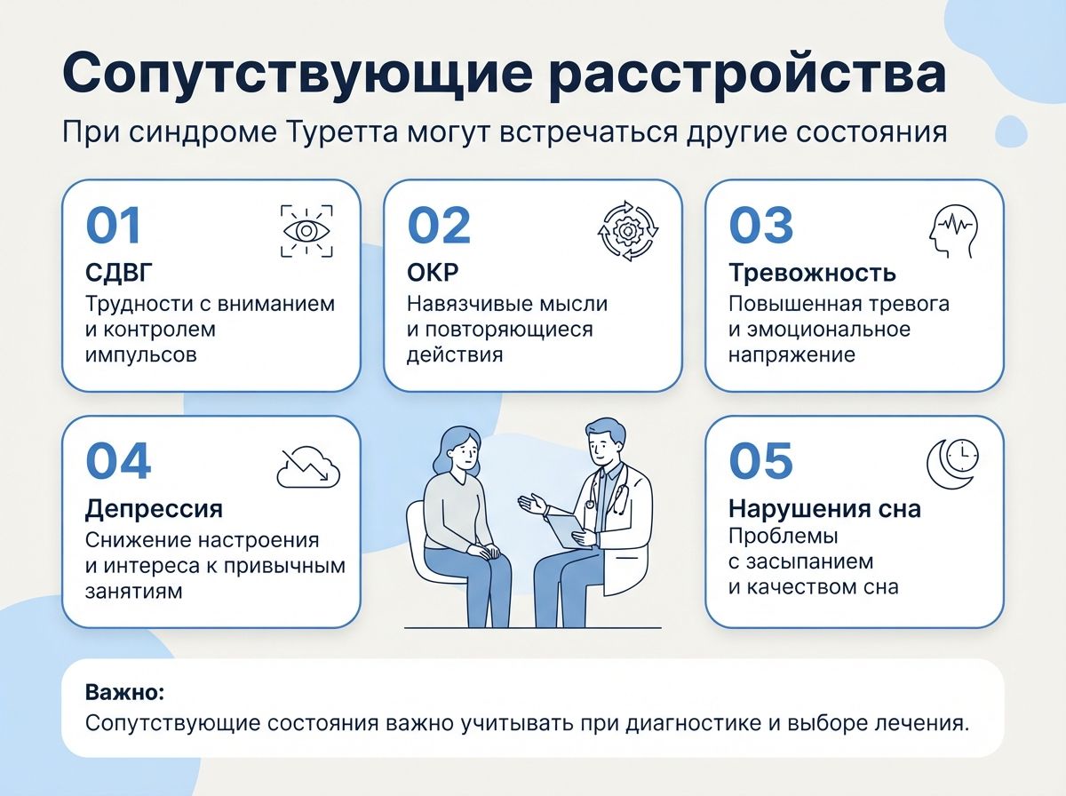 Лечение синдрома Туретта в Ногинске инфографика